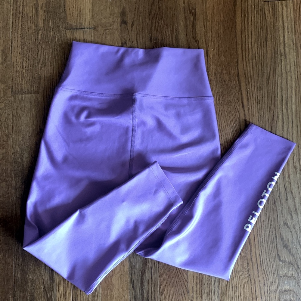 NWOT Peloton Purple Mauve leggings - Picture 7 of 7